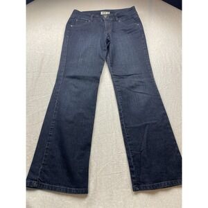 Jeanstar Dark Wash Blue Womens Size 10 Bootcut Flare Stretch Premium Denim Jeans